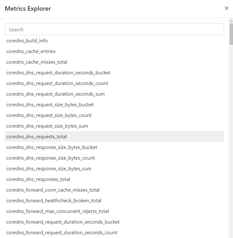 metrics-explorer